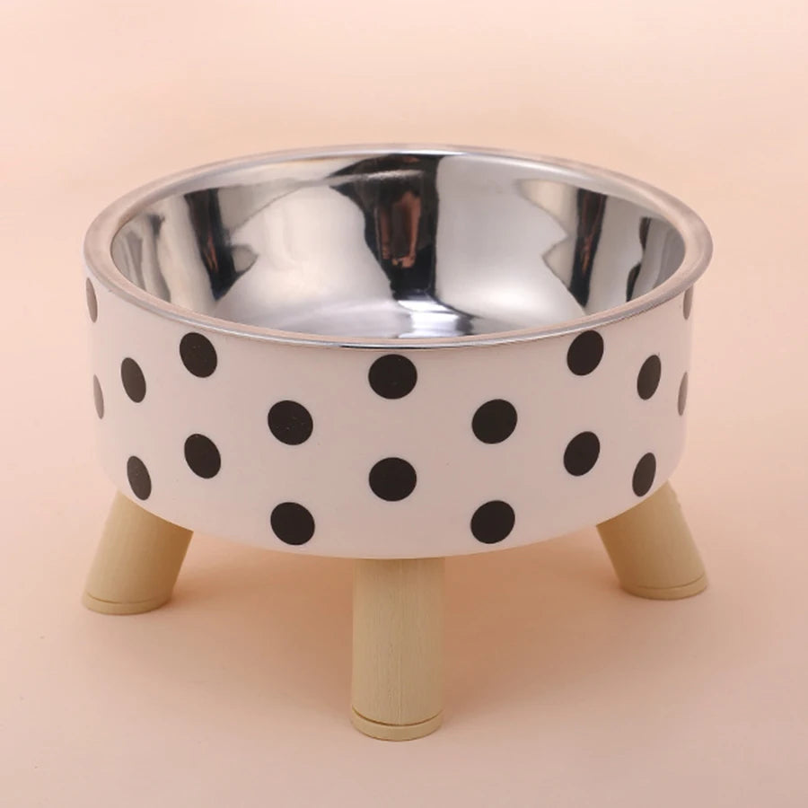 Anti knock Stainless steel pet bowl