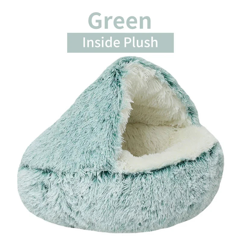 Winter Plush Pet Bed for Small Pet