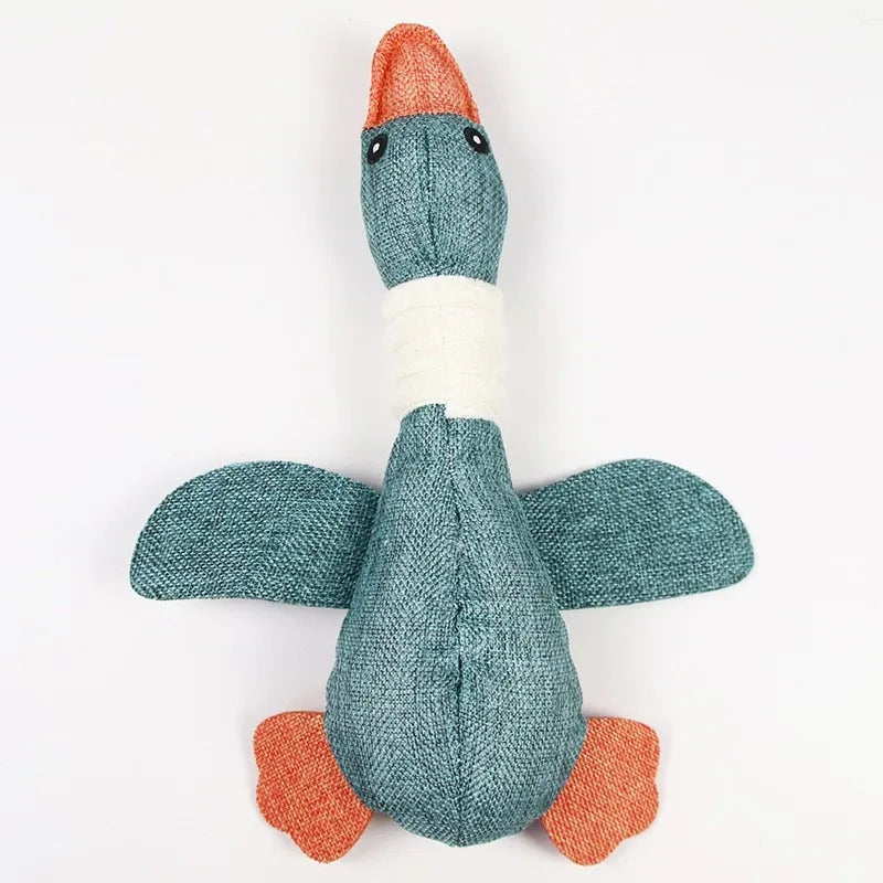 Interactive Alligator Plush Dog Chew Toy for Teeth