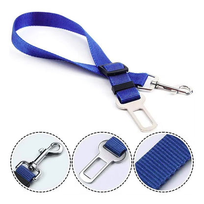 Dog Car Seat Belt & Travel Harness - Pet Safety Belt
