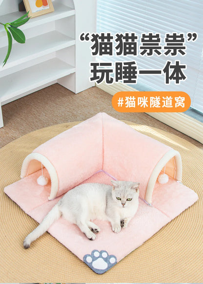 Cat Tunnel - Universal Detachable Warm Cat House