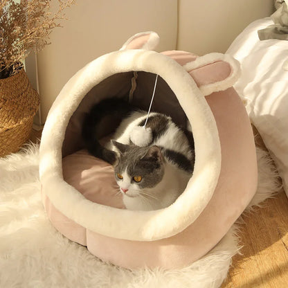 Self-Warming Pet Tent Bed for Cats & Small Dogs